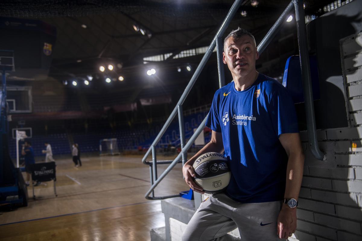 Jasikevicius, en uno de los posados durante la entrevista.