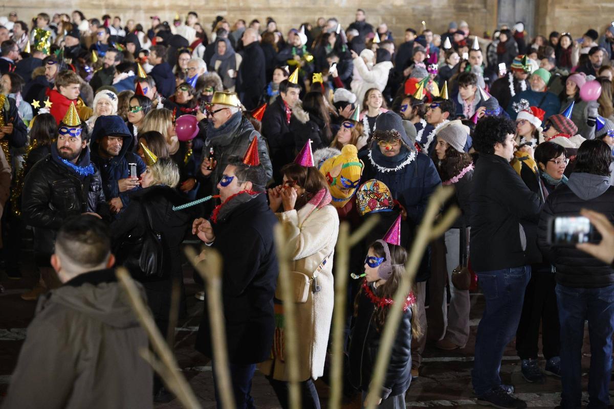 Santiago festeja la llegada del Año Nuevo