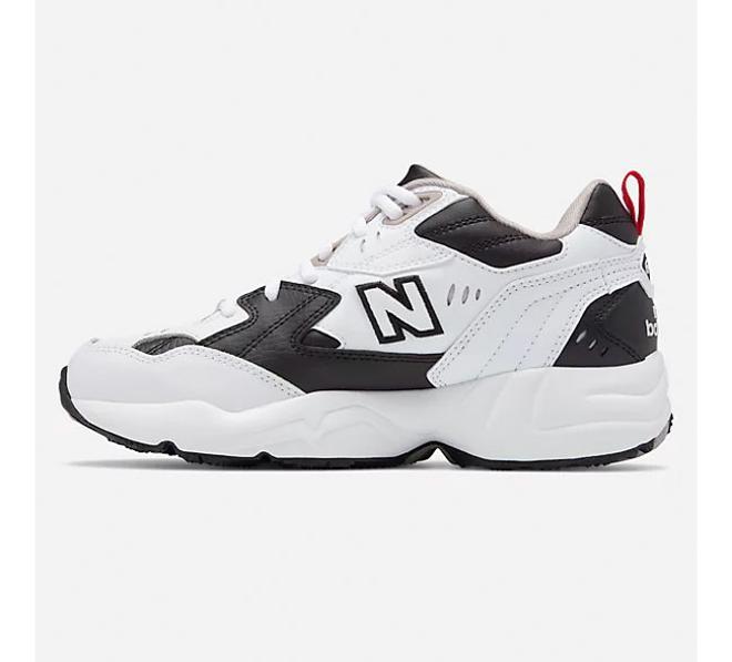 Zapatillas deportivas '608v1' en blanco y negro, de New Balance