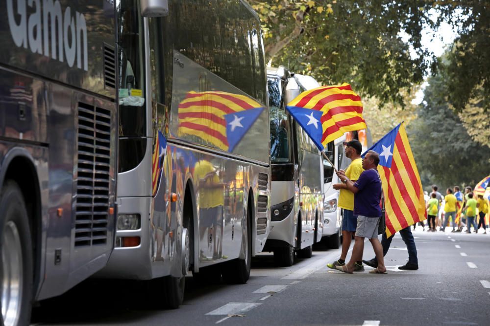 La manifestación de la Diada, en fotos