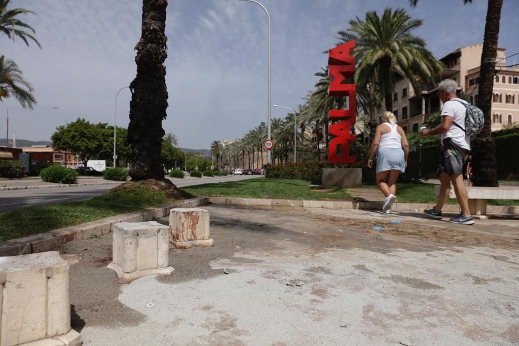 Muere un hombre al ser atropellado por un coche de la Policía Local en Palma