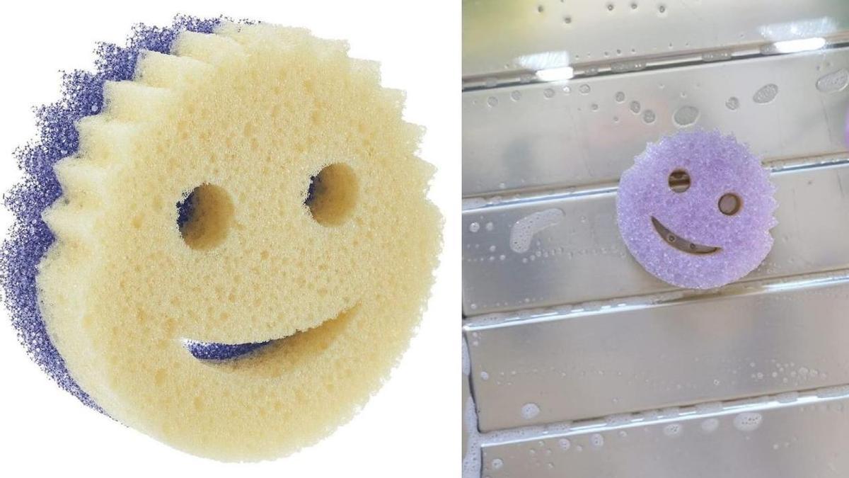 TRUCOS DE LIMPIEZA  Esta es la esponja de limpieza de carita sonriente que  arrasa en Tiktok: Scrub Mommy