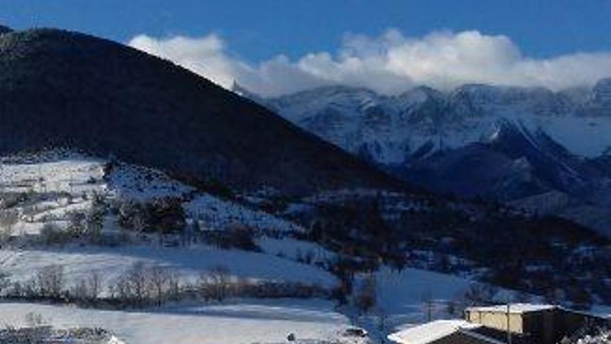 Neu a la Cerdanya, després d&#039;una de les nevades d&#039;aquest hivern