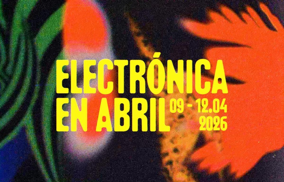 Cartel Electrónica en Abril