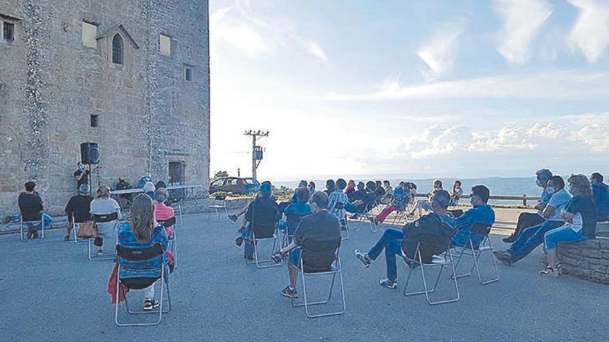 Un dels actes organitzats per la plataforma contrària al parc eòlic