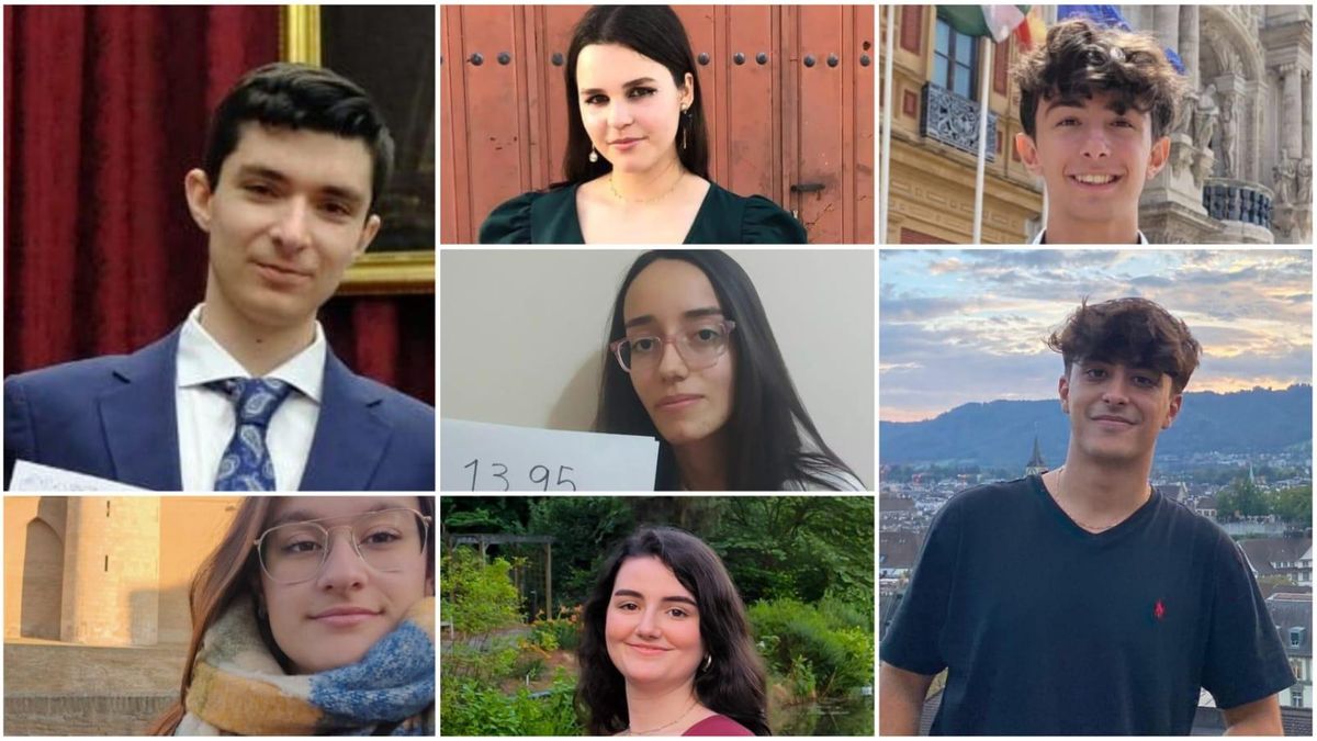 De izquierda a derecha y de arriba abajo: Alejandro Garijo, Daniela Pineda, Ignacio Morales, María Amalia Sánchez, Carmen García, Laura Priego y Carlos de la Torre.