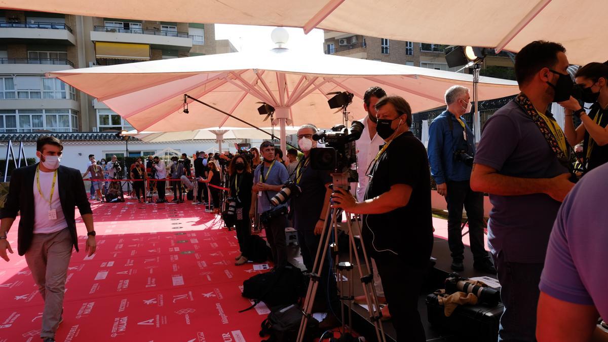 Alfombra roja del Festival de Málaga en el Gran Hotel Miramar