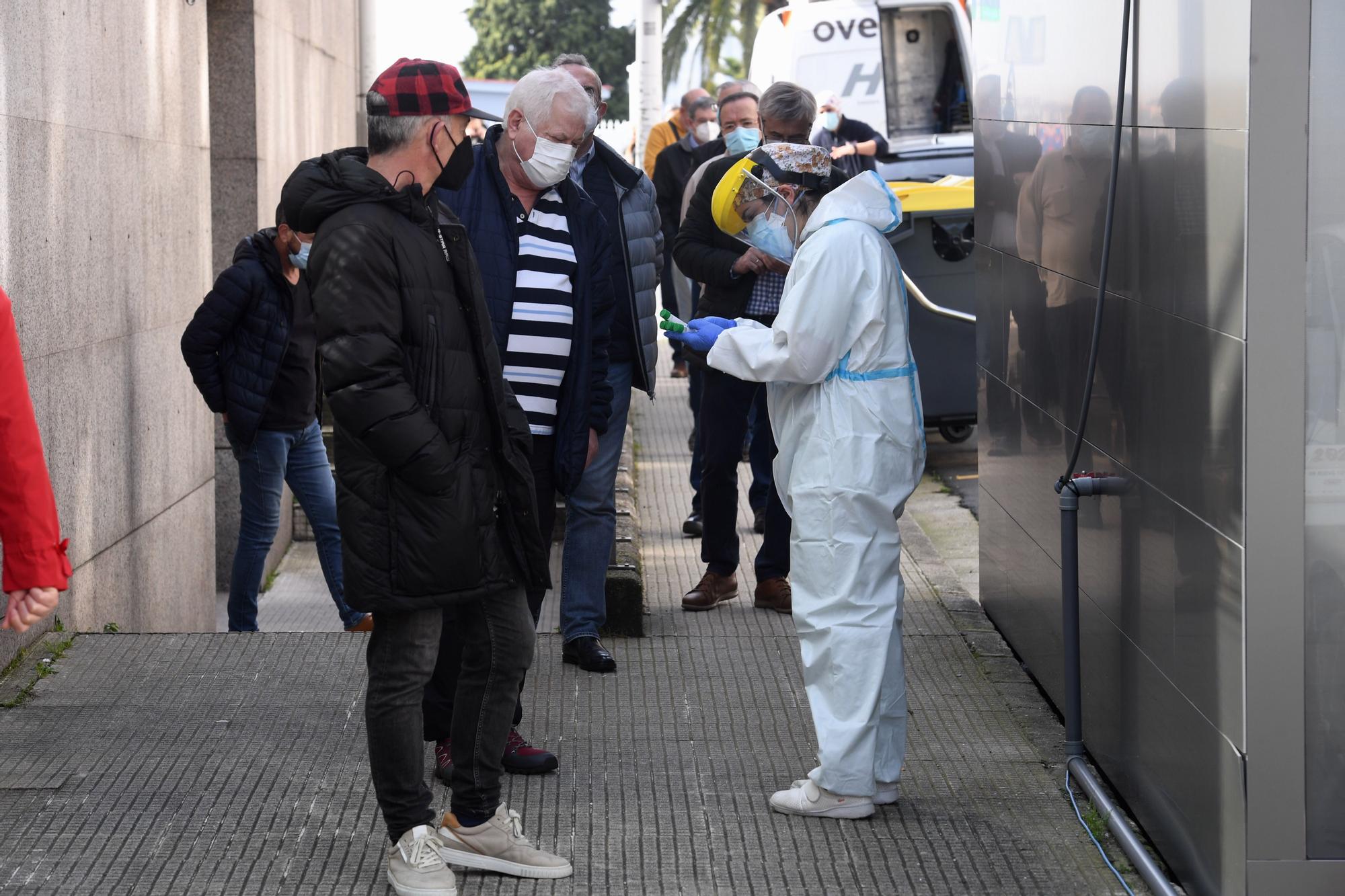 A Coruña inició el cribado a mayores de 60 a 70 años