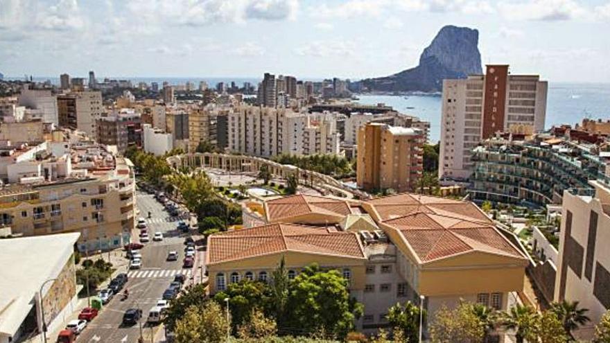 Imagen panorámica de Calp.