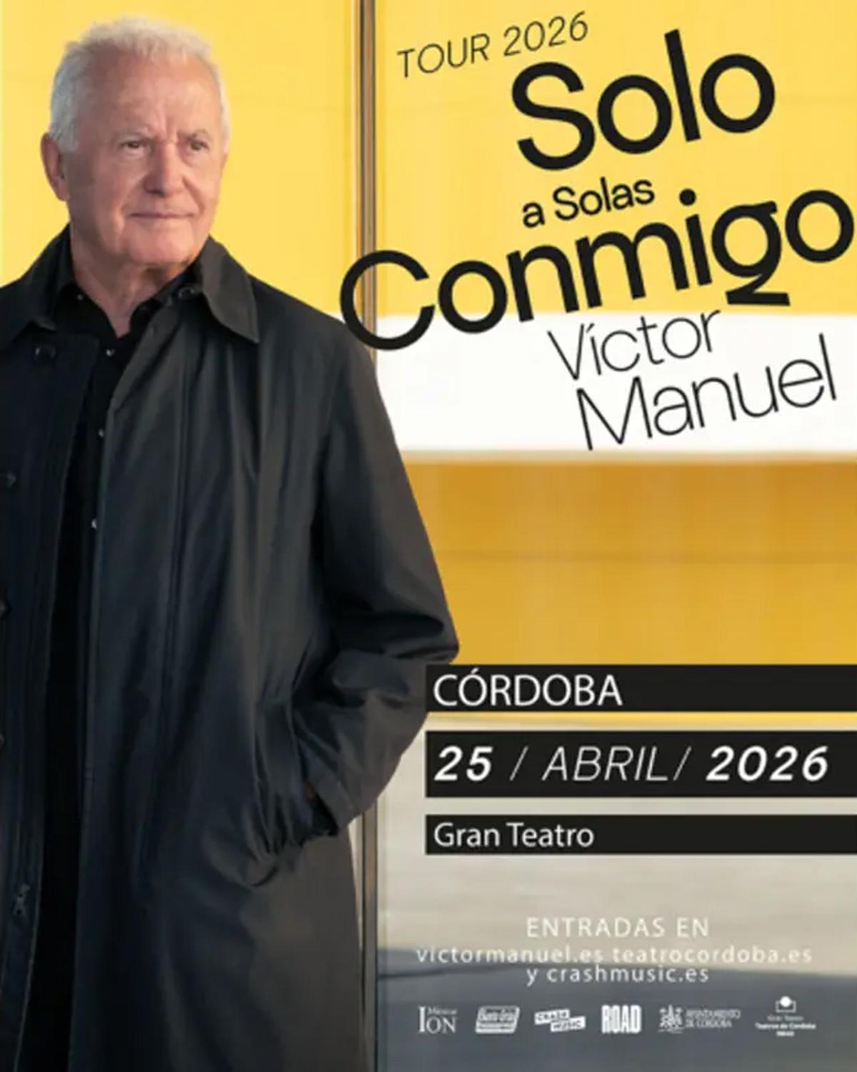 El cantante Victor Manuel actúa en el Gran Teatro