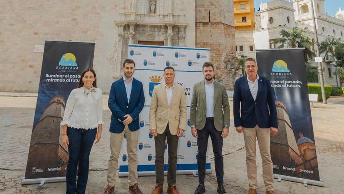 Momento de la presentación del proyecto de renovación del alumbrado público de Burriana.