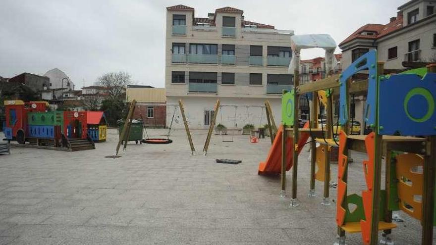 Parque infantil de Beleco, en Cambados. // Iñaki Abella