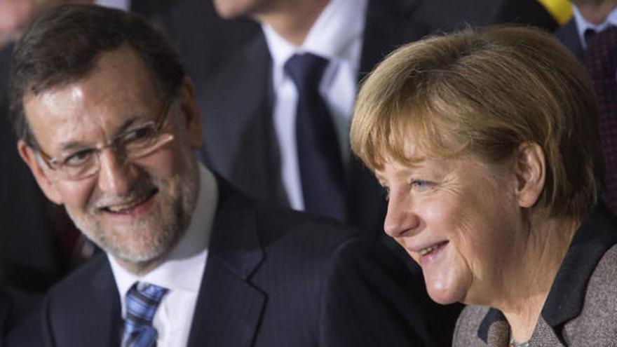 Angela Merkel y Mariano Rajoy en una imagen de archivo