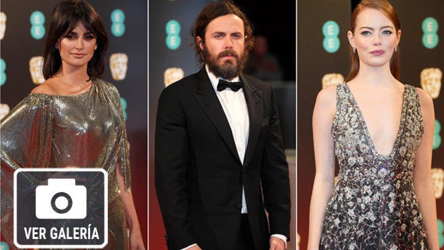 Premios Bafta: la alfombra roja se llena de glamour