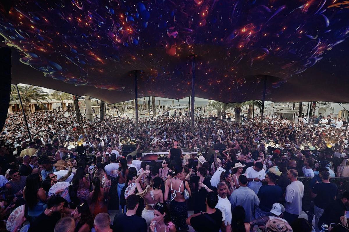 El escenario icónico de Destino Five Ibiza.