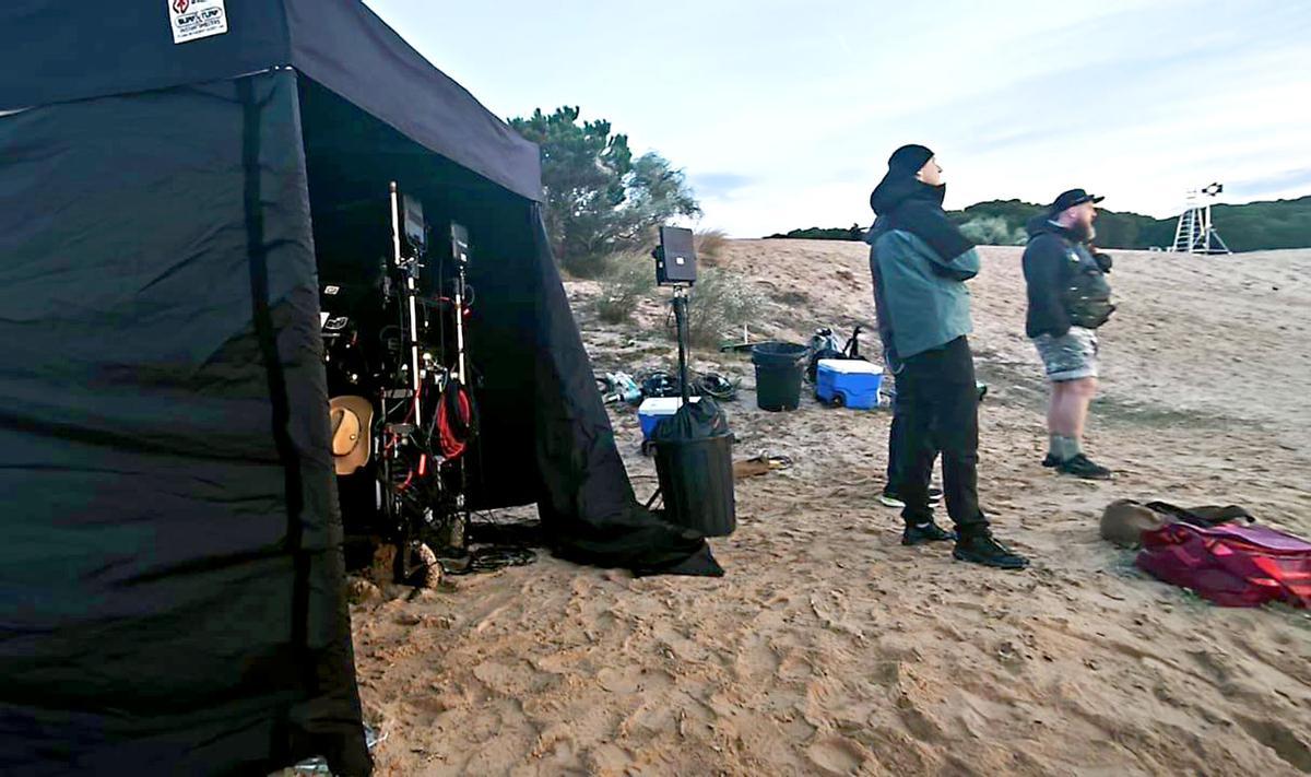 Imagen del rodaje de 'La edad de la inocencia'.