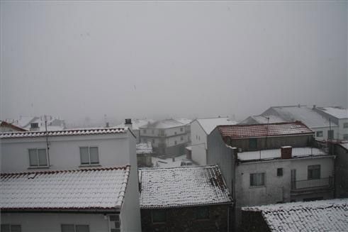 Nieve en el norte de Extremadura