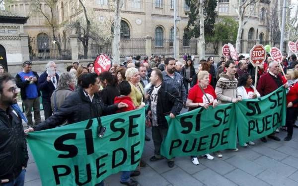 Protesta de Stop Desahucios