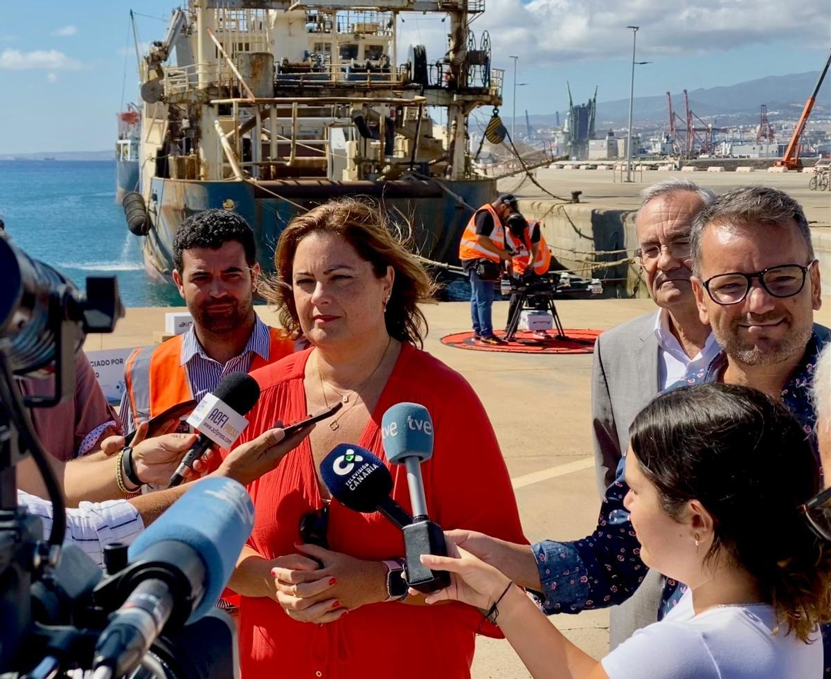 El proyecto de drones para logística  portuaria financiado por Ports 4.0 supera  su prueba técnica final en Las Palmas