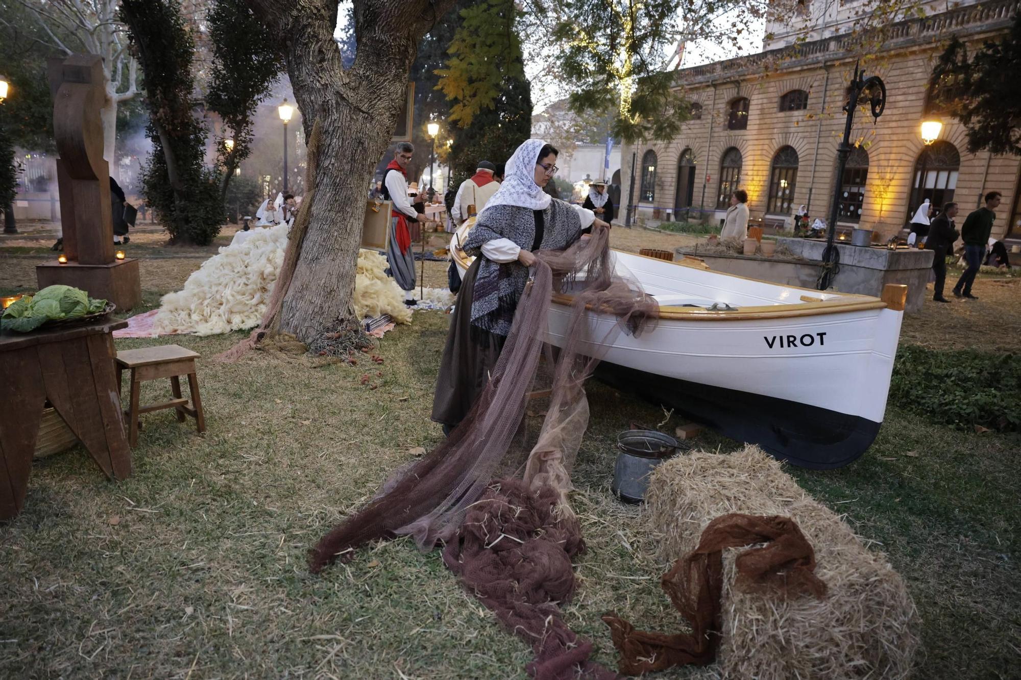 Navidad en Mallorca: Las imágenes del Belén viviente y los oficios tradicionales