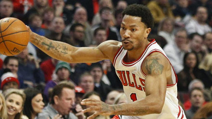 Derrick Rose, jugador de los Bulls.