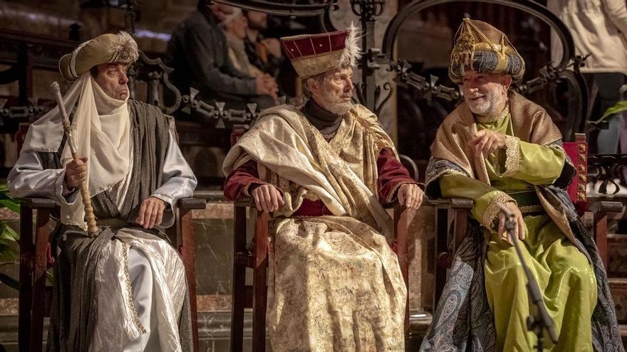 Presentación de la obra &#039;L’Adoració dels Reis d’Orient&#039;, en la Catedral de Palma