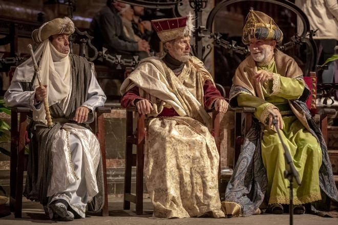 Presentación de la obra 'L’Adoració dels Reis d’Orient', en la Catedral de Palma