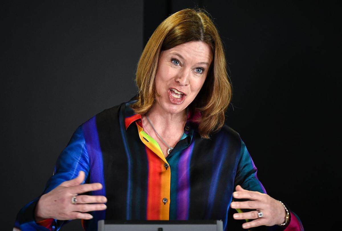 FILED - 29 March 2020, Scotland, Edinburgh: Scotland’s Chief Medical Officer Catherine Calderwood speaks during  a press conference on the updates of the coronavirus (COVID-19) outbreak. The Scottish government’s top medical expert caused outrage across Britain on Sunday after she was caught ignoring her own advice to stay at home during the coronavirus pandemic. Photo: Jeff J Mitchell/PA Wire/dpa