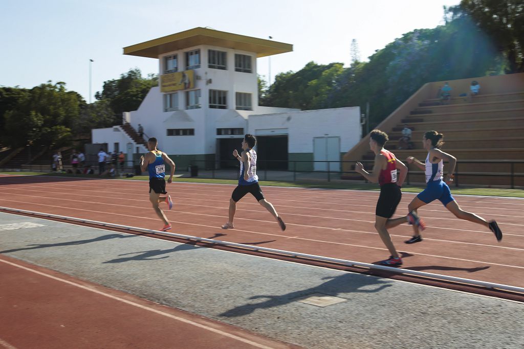 Campeonato regional de atletismo. Primera jornada