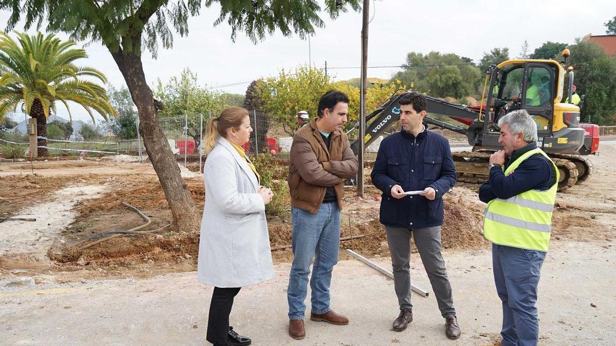 El Ayuntamiento de Coín ha iniciado las obras de la urbanizacion Miravalle.