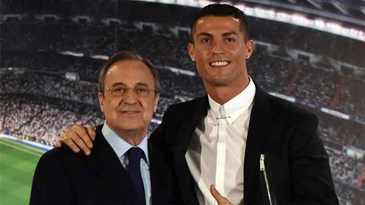 Florentino Pérez defendió a Cristiano Ronaldo