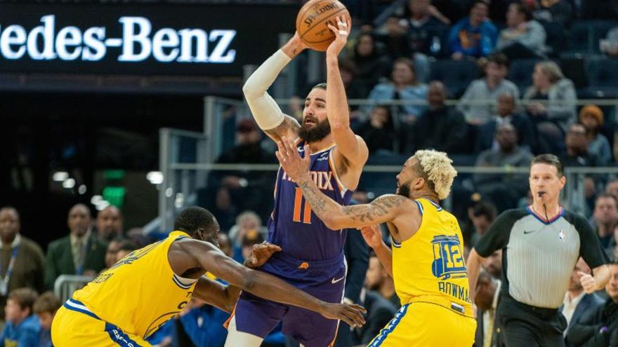 Ricky Rubio en el partido contra los Kings de Sacramento.