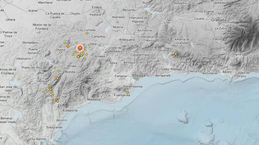 Terremotos en Málaga: registran cuatro en Cañete la Real y uno en Benalmádena