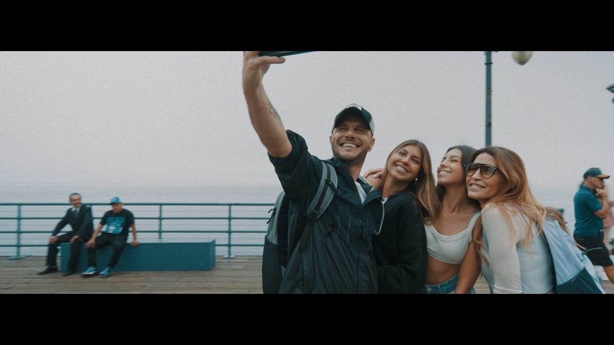 Joaquín Sánchez y Susana Saborido junto a sus hijas Daniela y Salma en 'El capitán en América'.