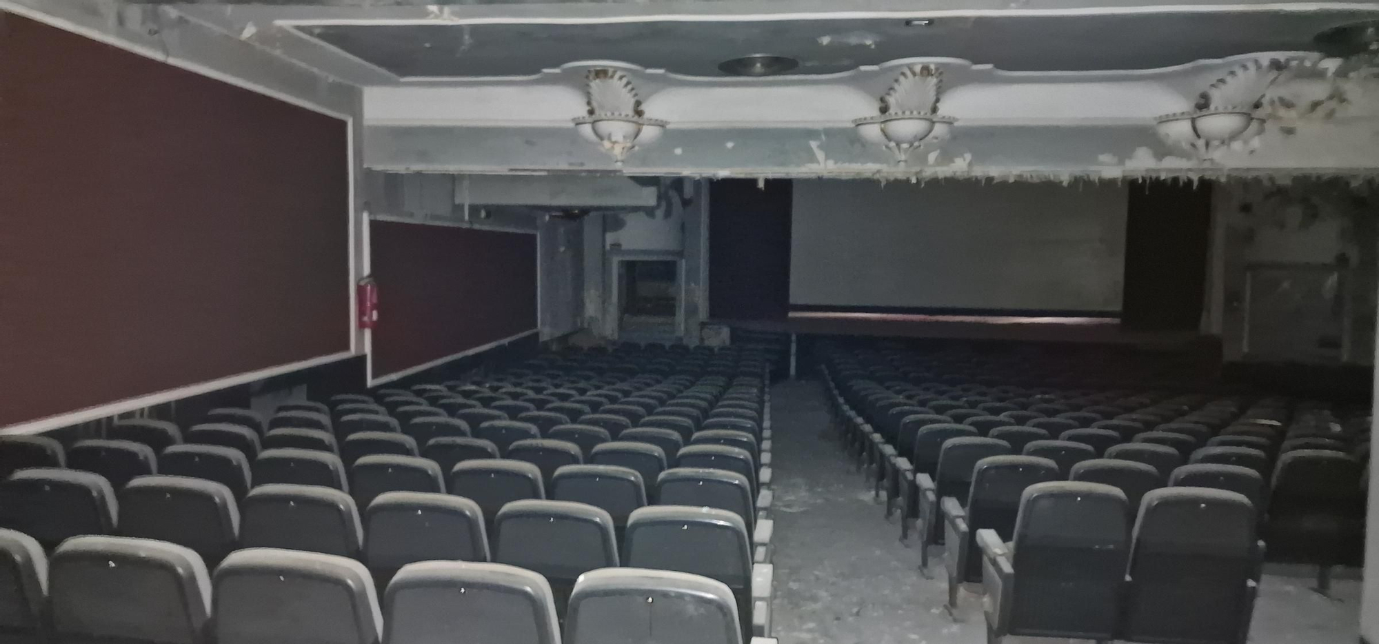 El estado actual del antiguo Cine Rex, en imágenes