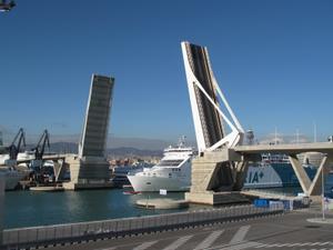 BARCELONA PUENTE DE EUROPA ABIERTO FOTO VICENS FORNER