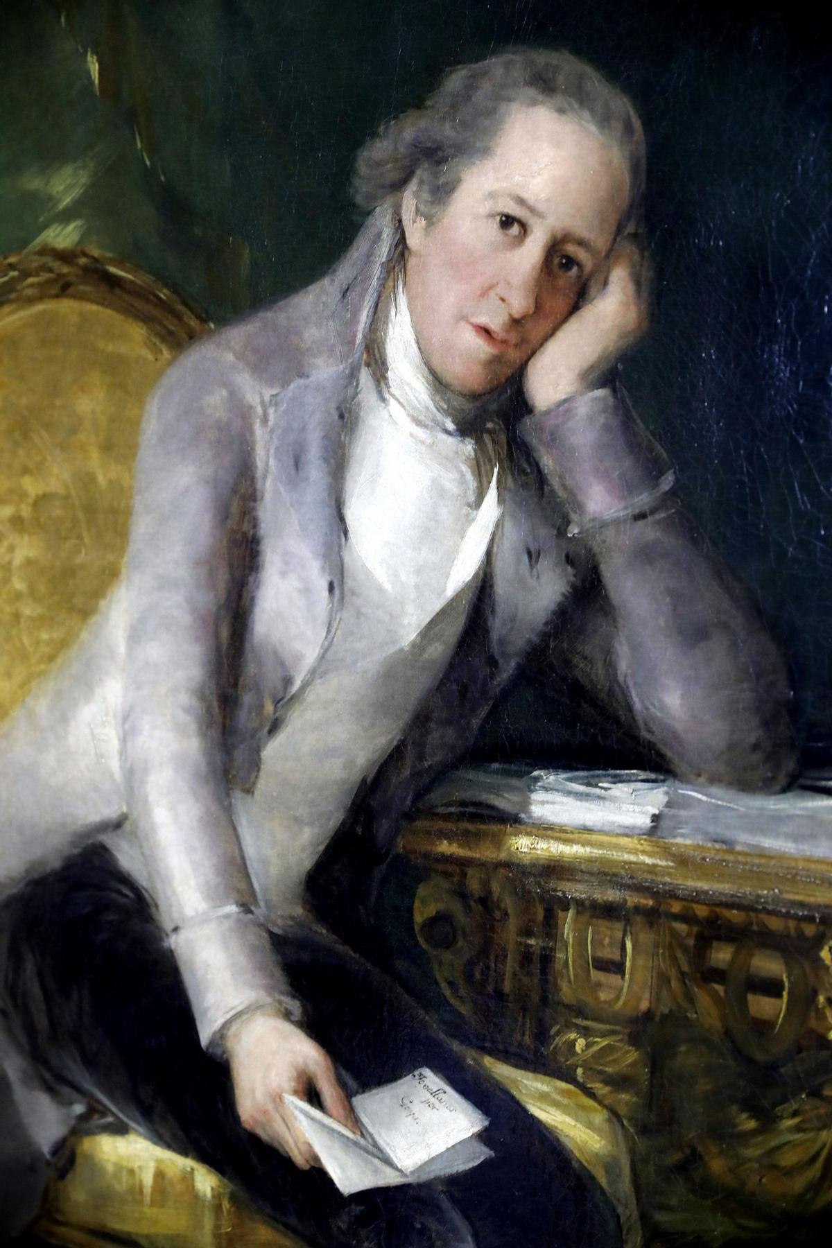 Gaspar Melchor de Jovellanos, retratado por Francisco de Goya.