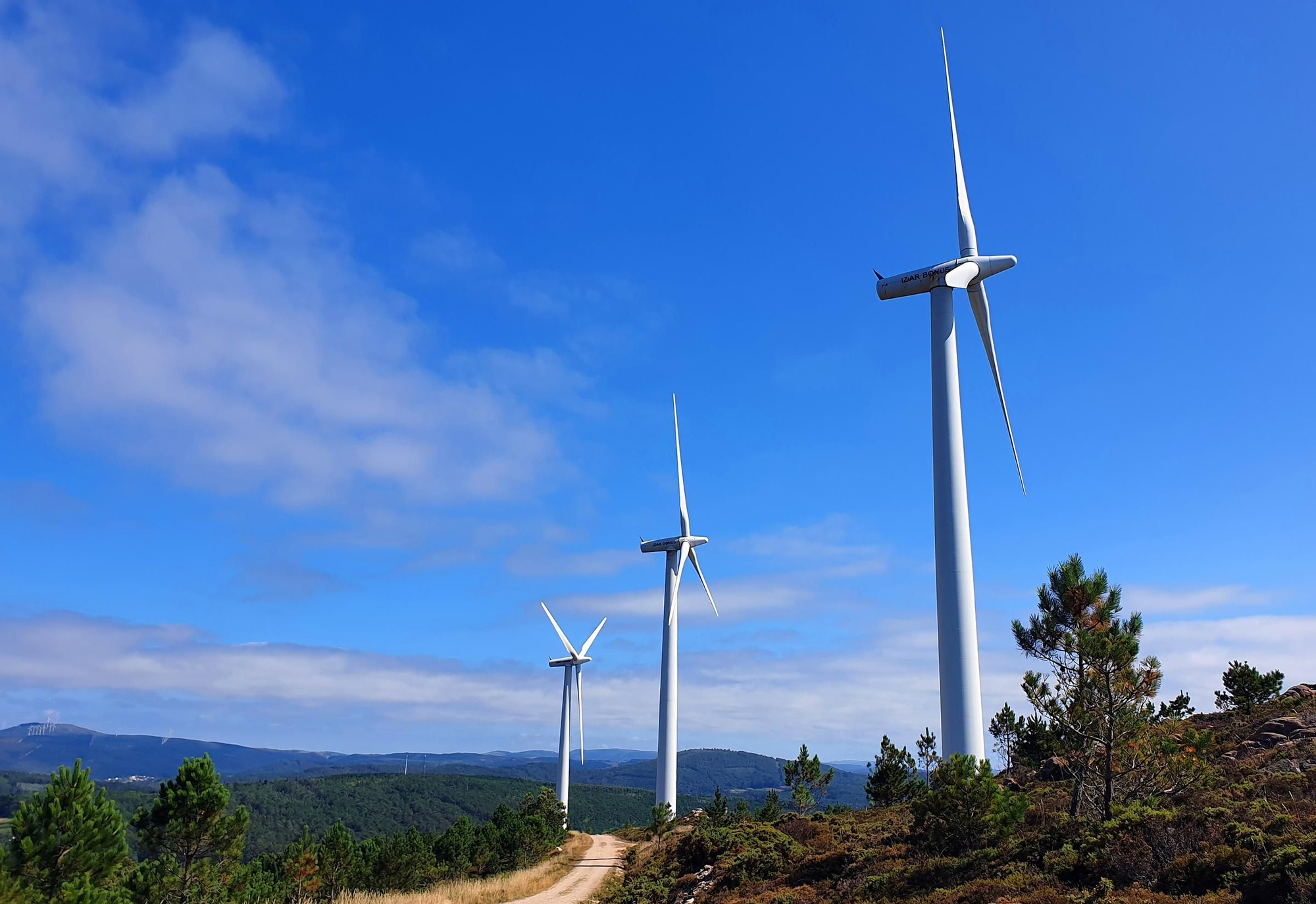 Aerogeneradores en Camariñas
