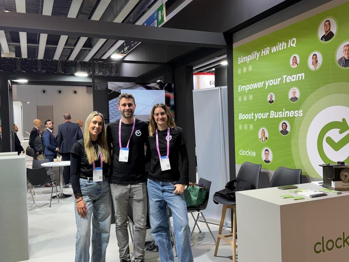L'estand de Clockio.net al MWC.