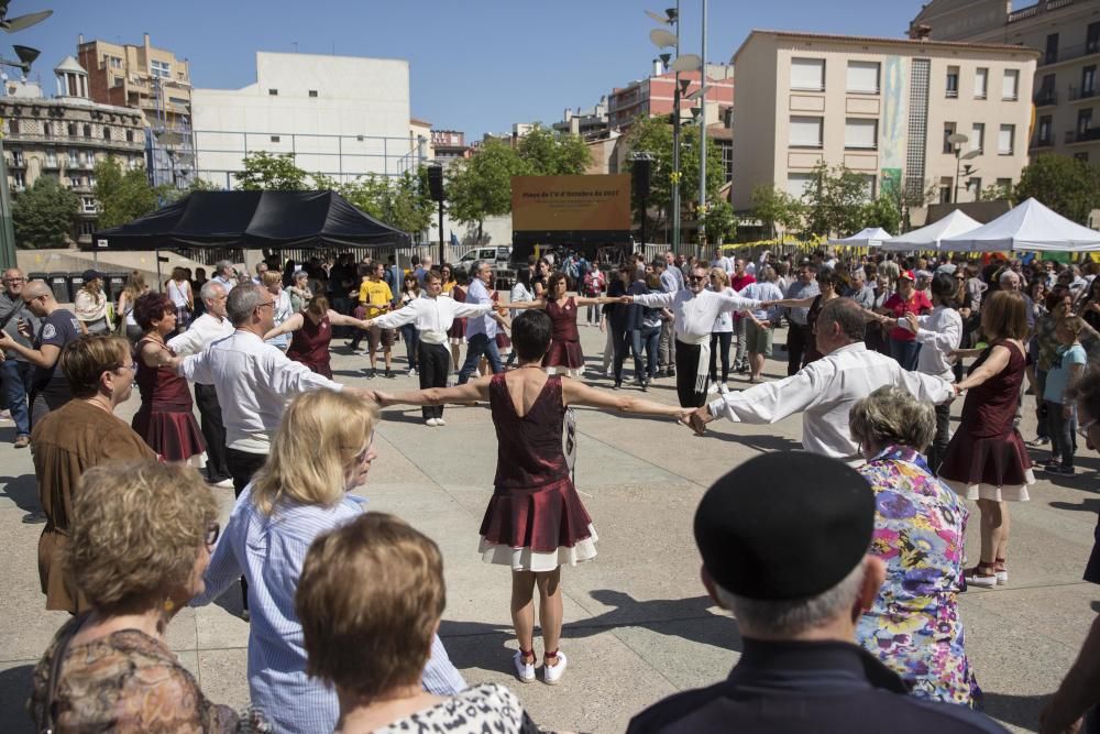 Inauguració de la plaça U d'Octubre de 2017 de Girona