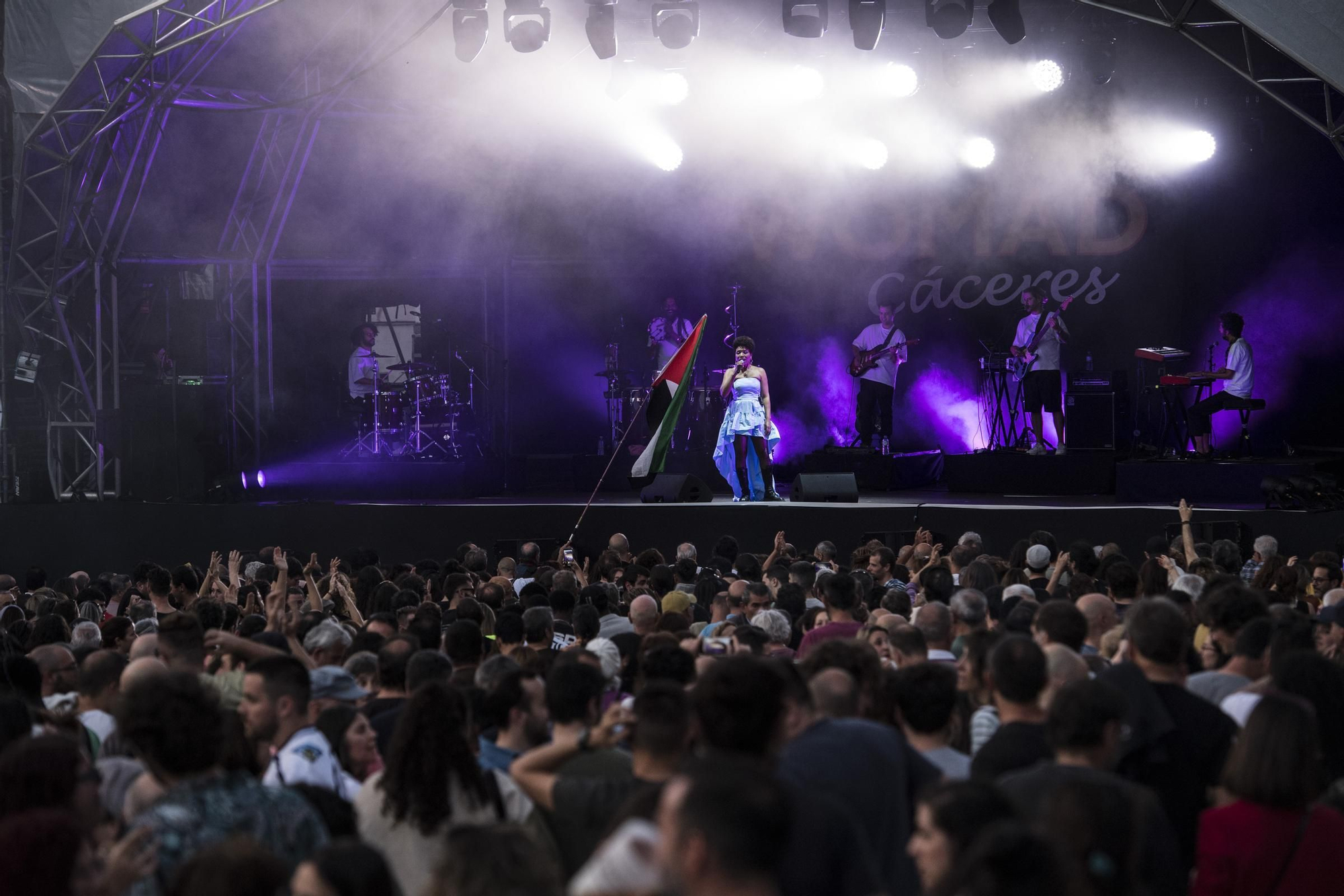 Vive el primer concierto de Womad en Cáceres