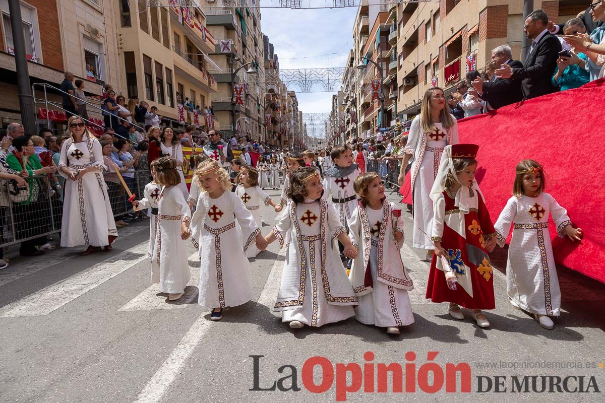 Desfile infantil del Bando Cristiano en las Fiestas de Caravaca