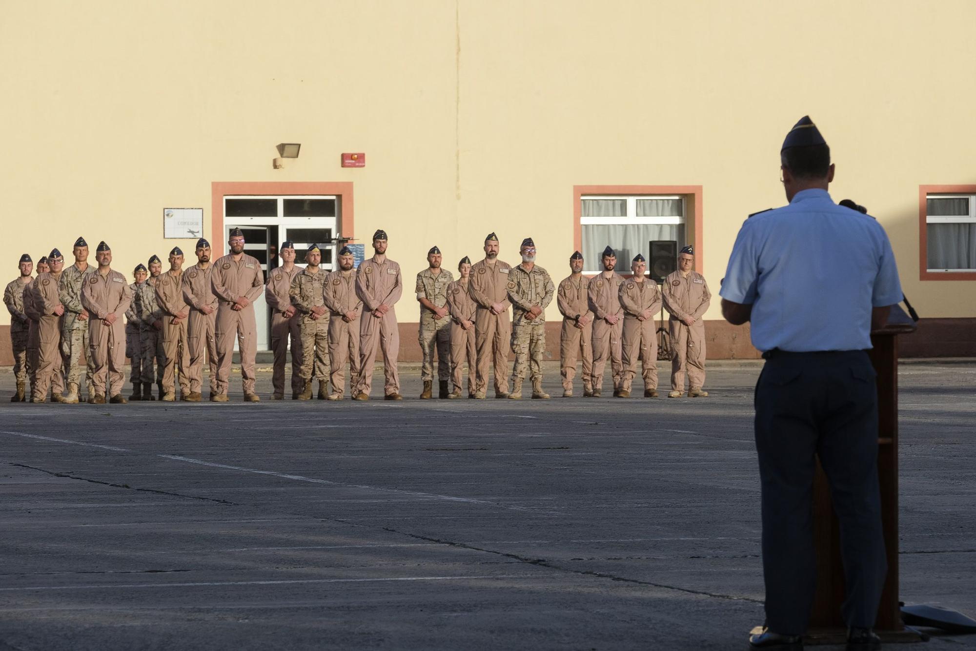 Despedida del 50º contingente Operación Atalanta en la Base Aérea de Gran Canaria