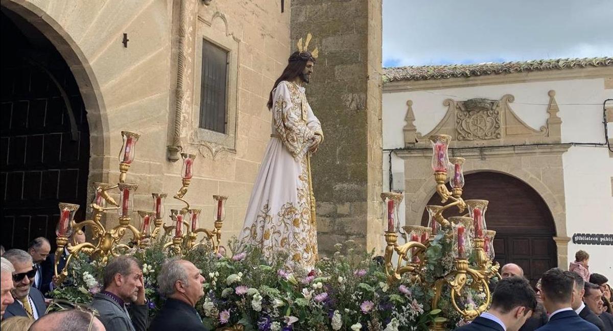 El Cristo Cautivo durante la Semana Santa del pasado año