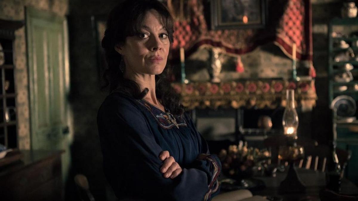 La actriz inglesa Helen McCrory, caracterizada como Tía Polly en 'Peaky Blinders'