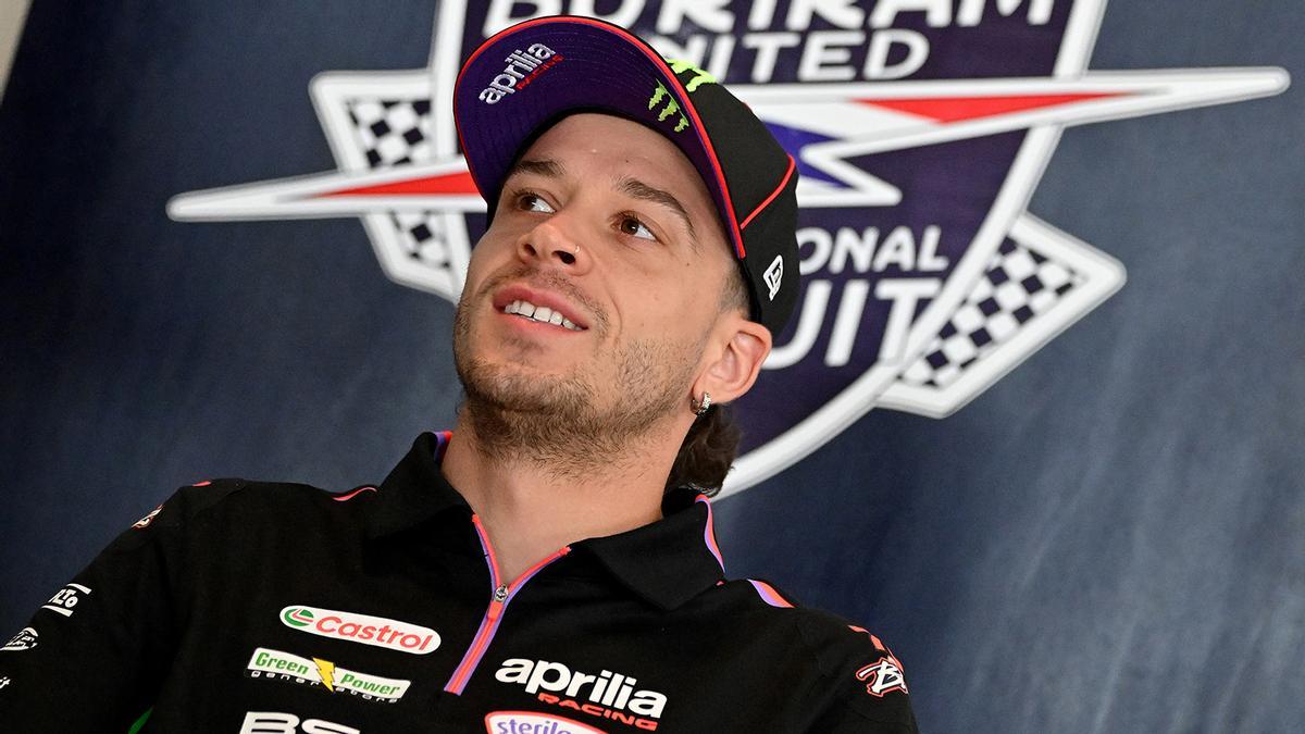 El piloto italiano Marc Bezzecchi (Aprilia)