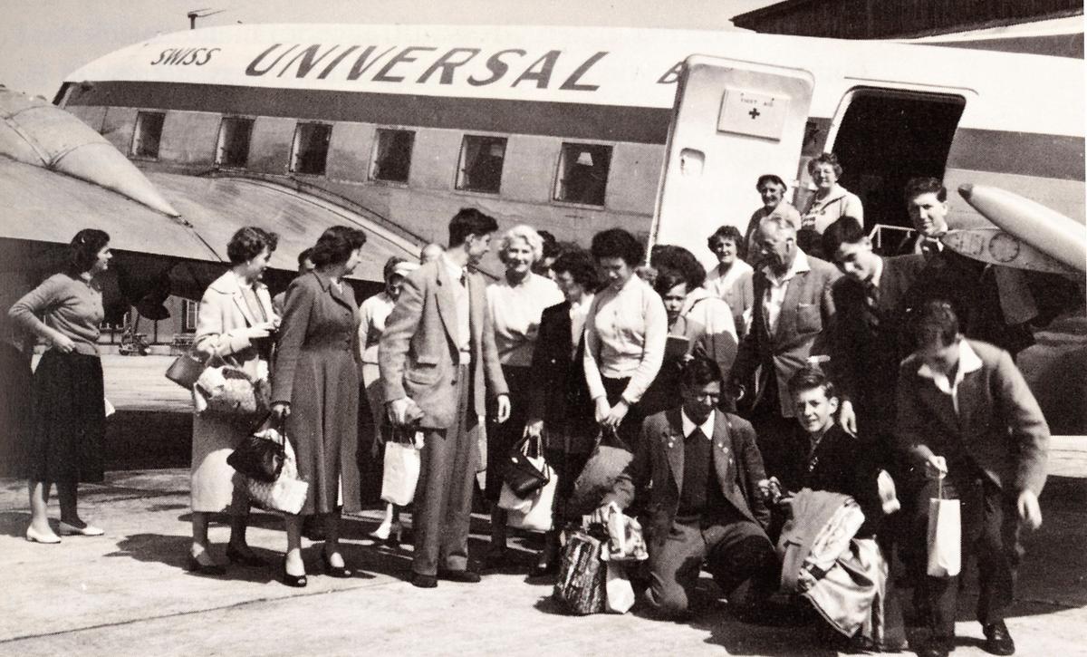 Alles begann mit einem Reiseveranstalter: Universal-Urlauber in den 50er-Jahren.