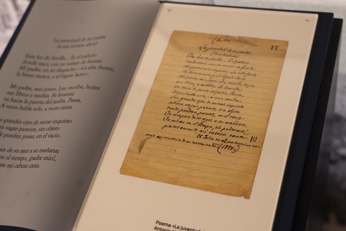 Un poema que Antonio dedicada a 'La juventud de mi padre'.
