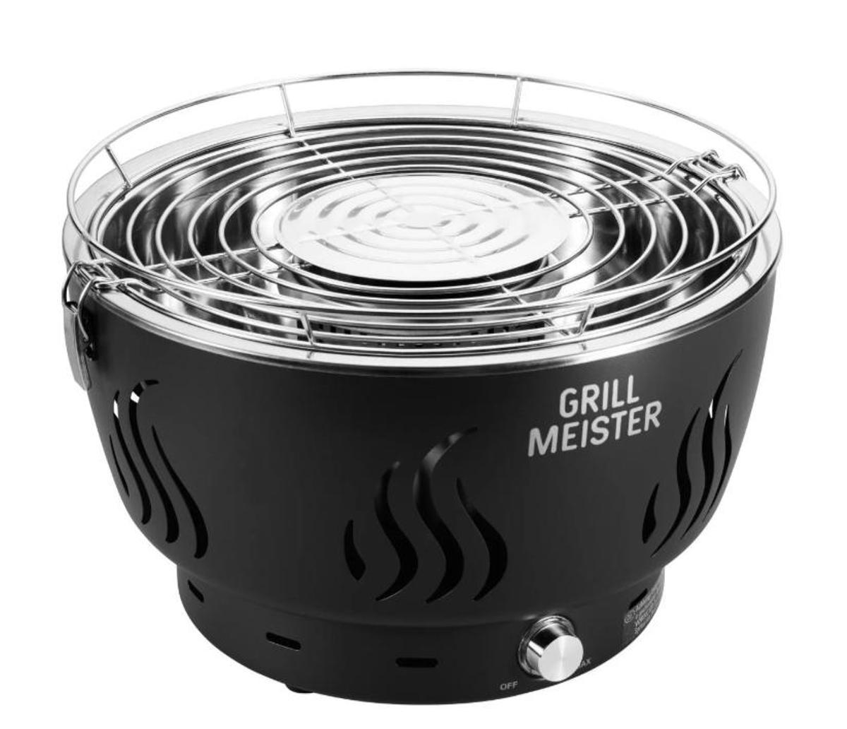 Barbacoa con ventilación.