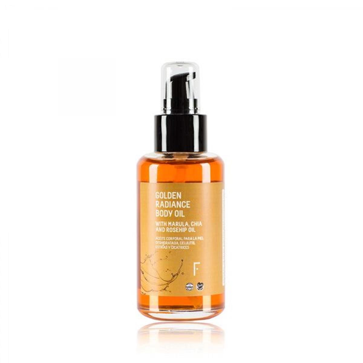 Aceite corporal Golden Radiance Body Oil, Freshly Cosmetics